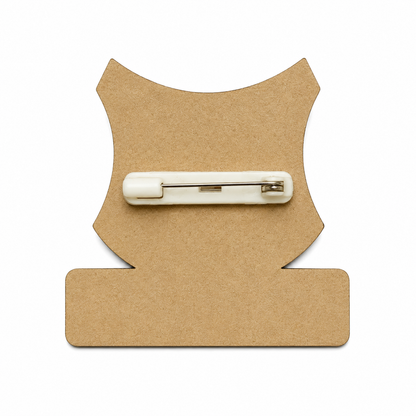 Badges made in MDF - SIze- 2.25 inch approx