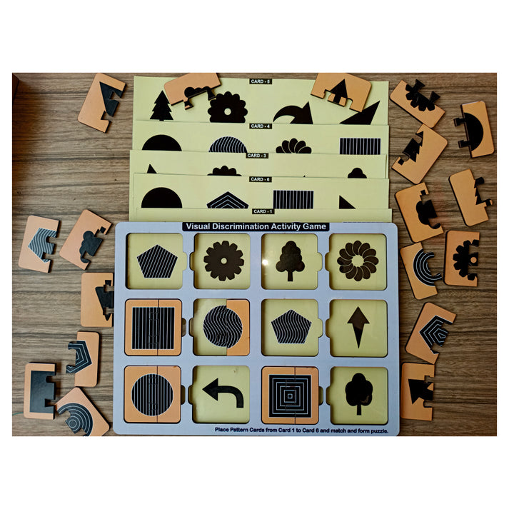 WISSEN Wooden Visual Discrimination Activity Game – Wissen Products