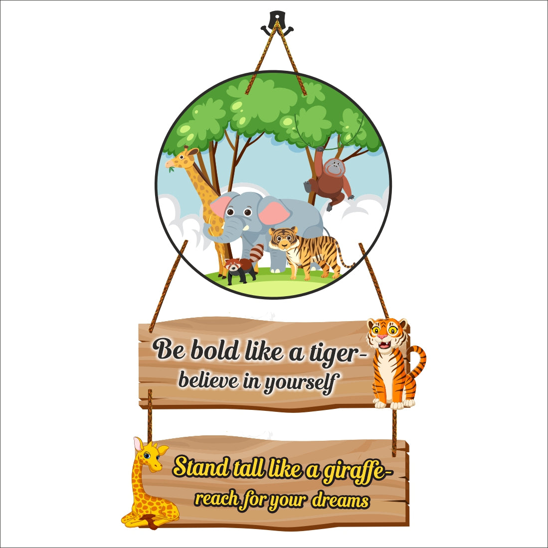 Jungle theme Kids Wall Hanging Decor