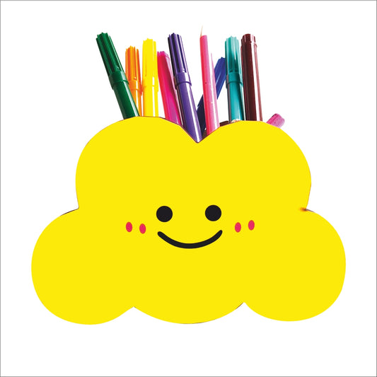Cloud Theme Pen Stand Wooden