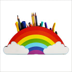 Rainbow Theme Pen Stand Wooden