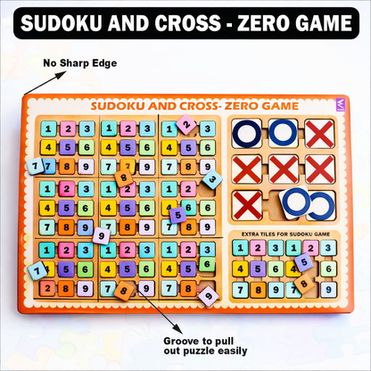 Wooden Sudoku and Zero Cross game