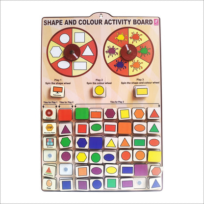 Wooden Shapes and Color Fun Learning Logic    Activity Game