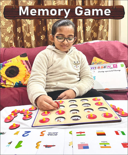 Wooden Memory game for Kids