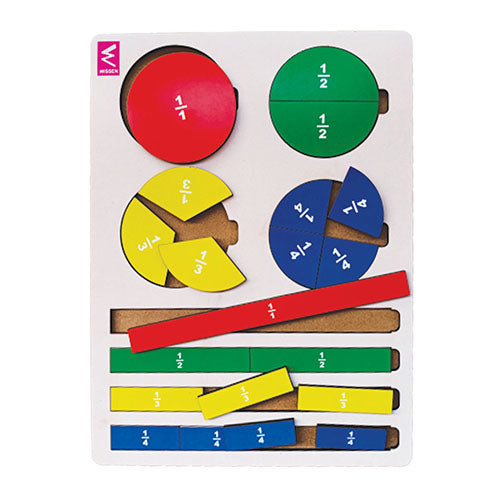 Wissen Maths & Reasoning Learning Kit for Kids Age 4–5 Years | 5-in-1 Wooden Educational Activity Set | Number Counting, Addition & Subtraction, Fractions, Shape Matching & Colour Reasoning Games