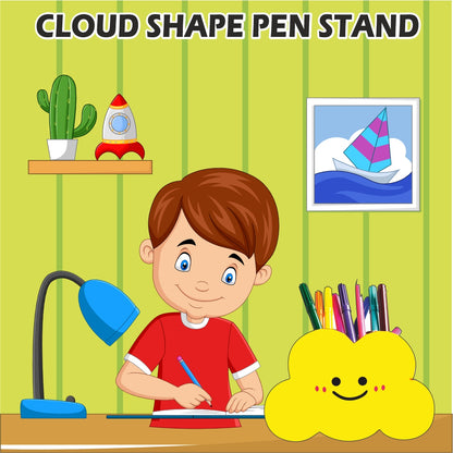 Cloud Theme Pen Stand Wooden