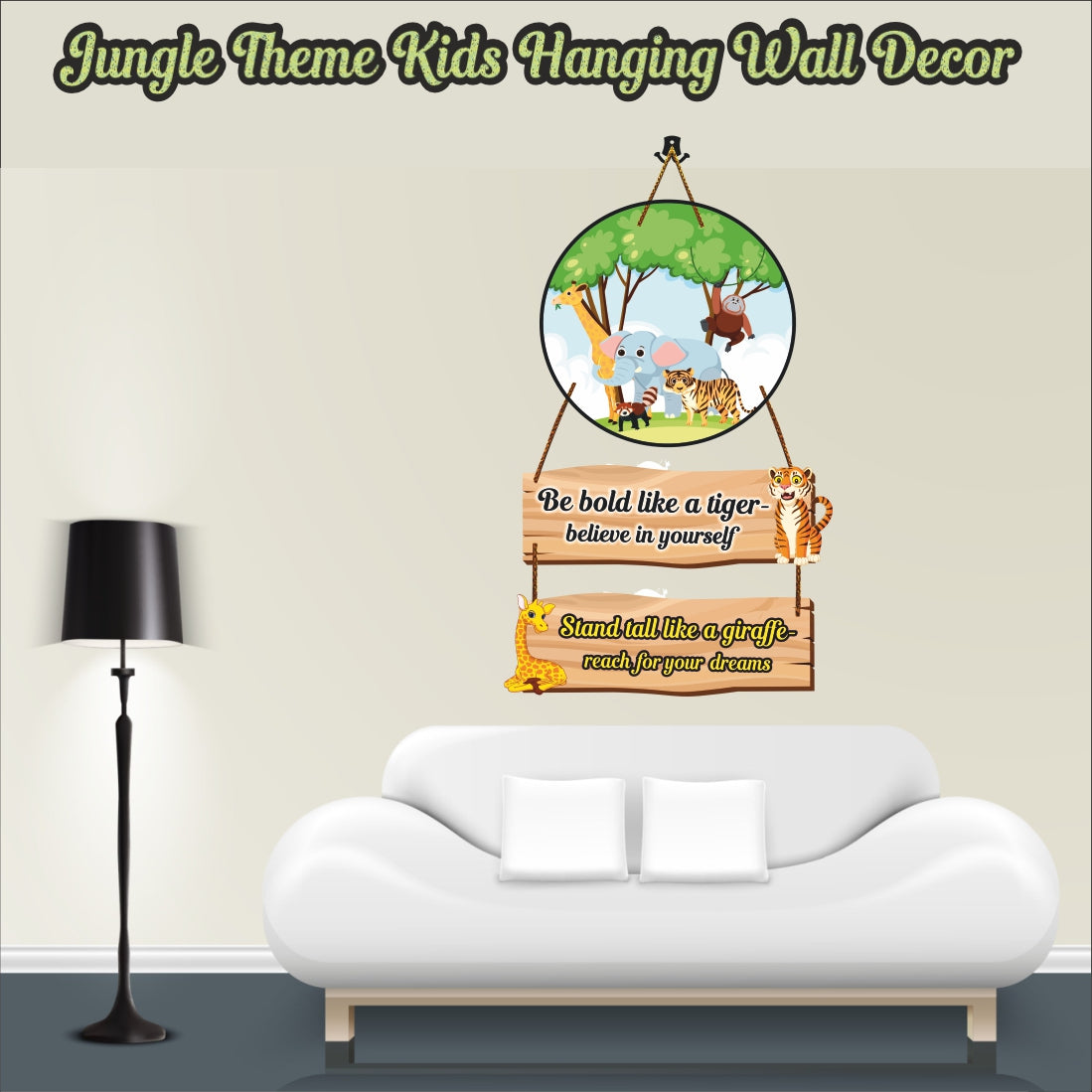 Jungle theme Kids Wall Hanging Decor