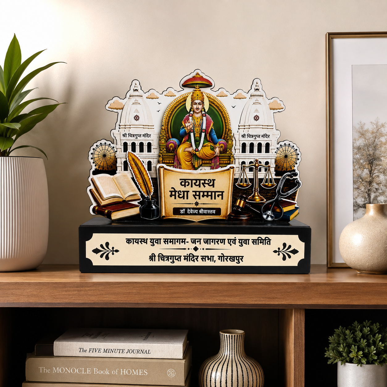 Kayasth Medha Honor MDF Memento- 12 inch -  2 Layers