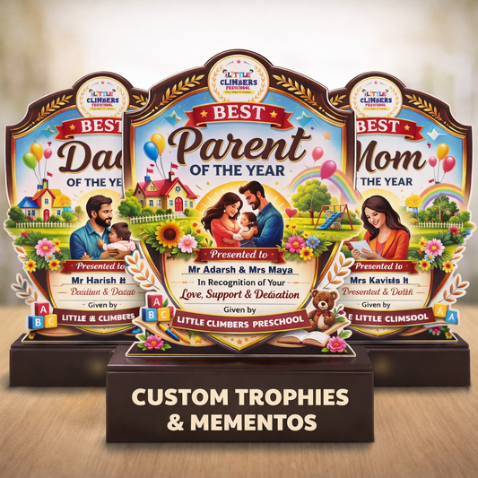 Wooden/ MDF Awards/ Trophies/Mementos Customised Design