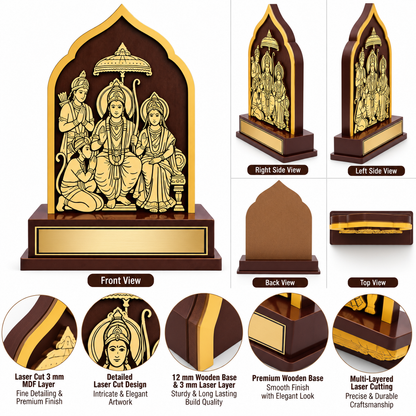 Ram Darbar theme Wooden Award & Memento