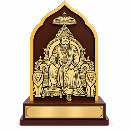 Maharaja Agrasen Ji Wooden Award & Memento | Premium Decorative Showpiece