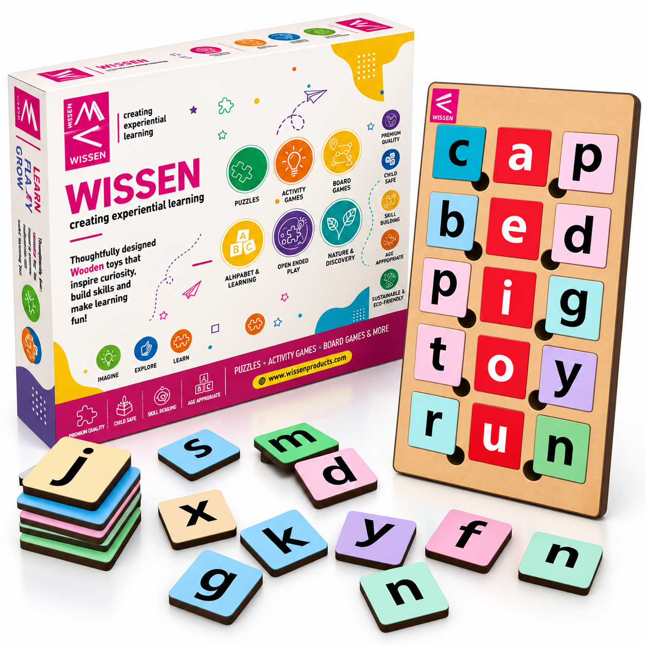 CVC Word Game – Build, Read & Play