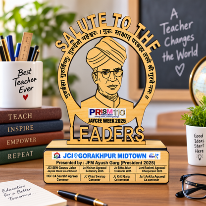 Salute to the Leaders – Premium 3mm MDF Memento