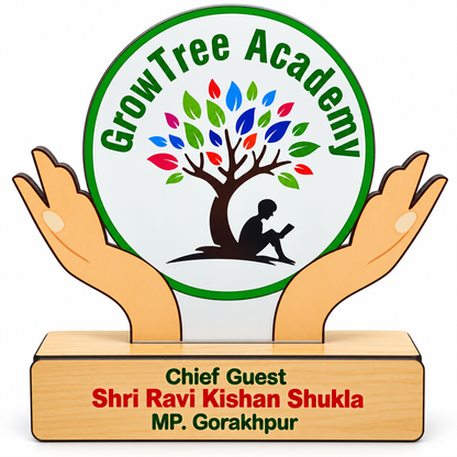 Hands of Growth Memento - 3 mm laser cut design trophy