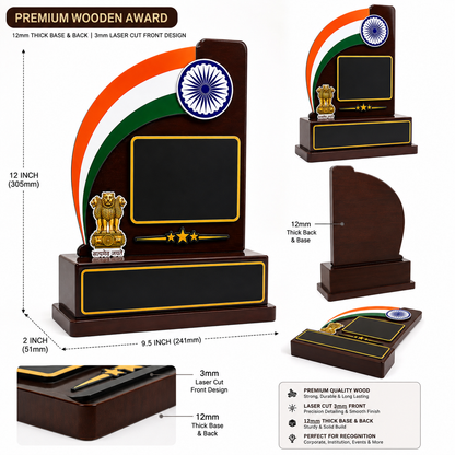 Premium Wooden Award – Indian Heritage Collection