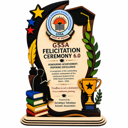 MDF Academic Award & Memento | Customized School Recognition Trophy
