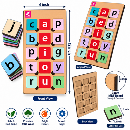 CVC Word Game – Build, Read & Play