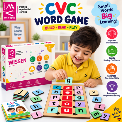 CVC Word Game – Build, Read & Play
