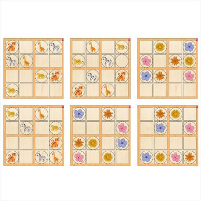 Wissen Maths & Reasoning Learning Kit for Kids Age 6–7 Years | 4-in-1 Wooden Educational Games – Memory Game, Alphabet & Number Matrix, Sudoku & Fraction Master Puzzle | Brain Development & Logical Thinking Toy