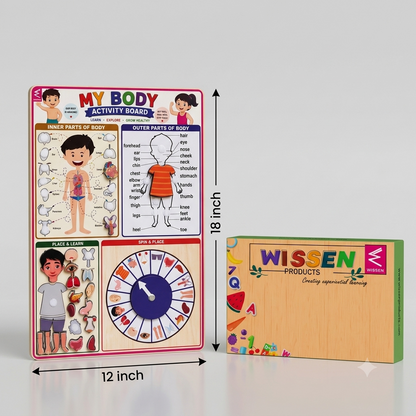 My Body Velcro Activity Board