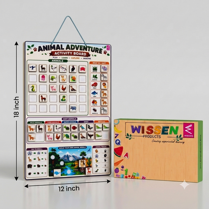 Animal Adventure  Velcro Activity Board