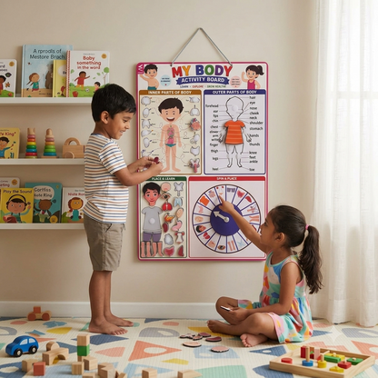 My Body Velcro Activity Board