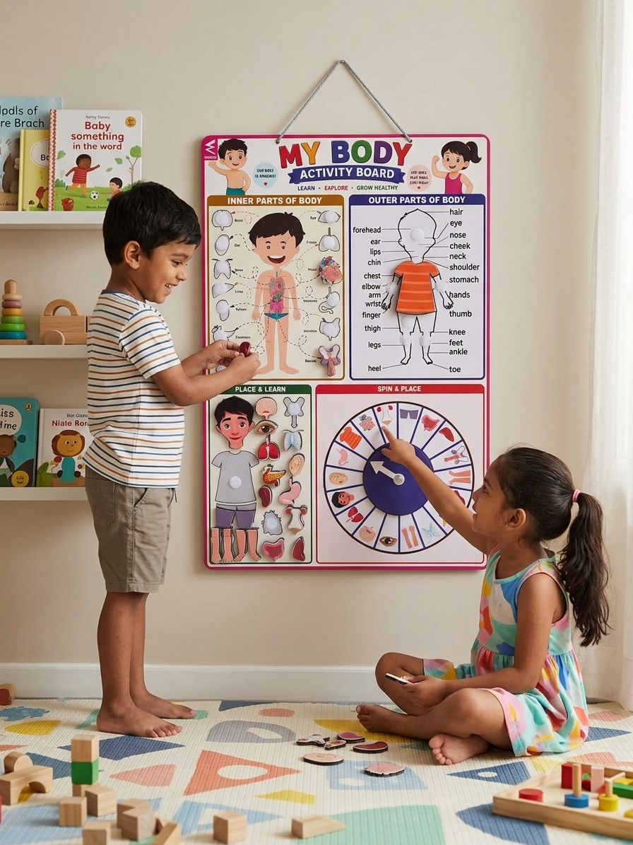 My Body Velcro Activity Board