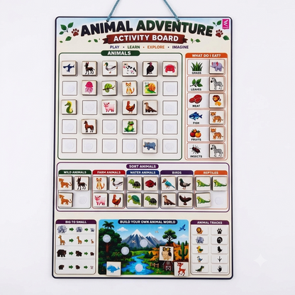Animal Adventure  Velcro Activity Board