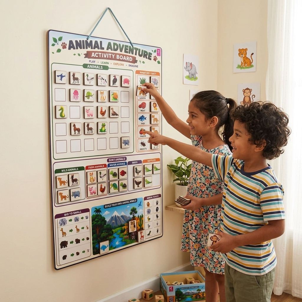 Animal Adventure  Velcro Activity Board