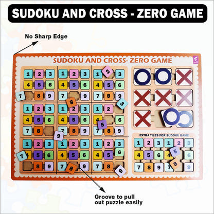 Wooden Sudoku and Zero Cross game