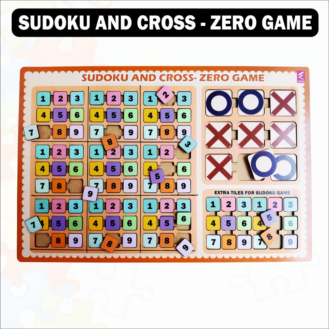 Wooden Sudoku and Zero Cross game