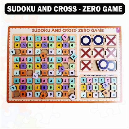 Wooden Sudoku and Zero Cross game