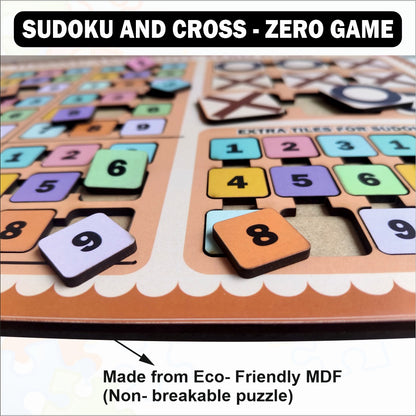 Wooden Sudoku and Zero Cross game