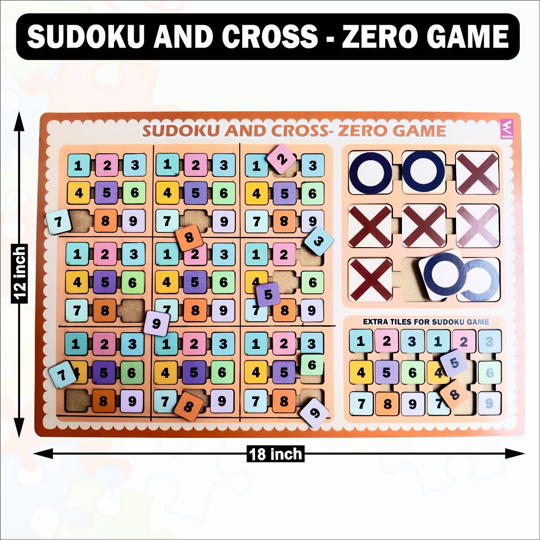 Wooden Sudoku and Zero Cross game