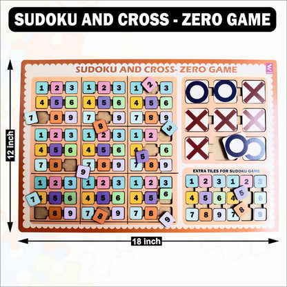 Wooden Sudoku and Zero Cross game