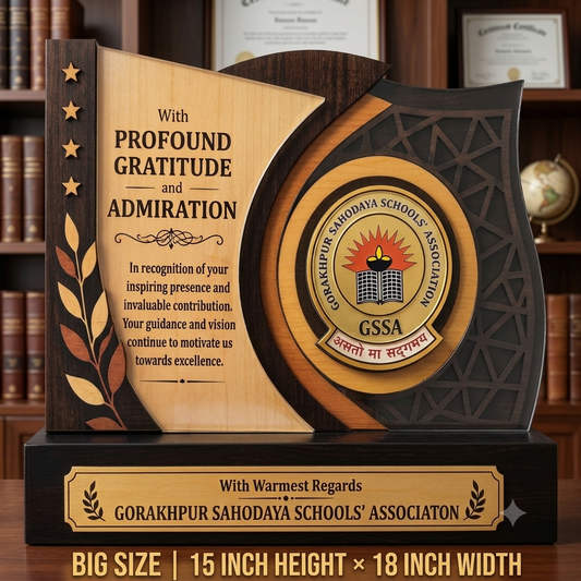 Profound Gratitude & Admiration Award – Premium Multi-Layered MDF Plaque