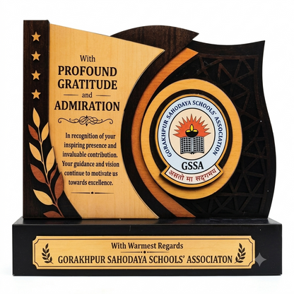 Profound Gratitude & Admiration Award – Premium Multi-Layered MDF Plaque